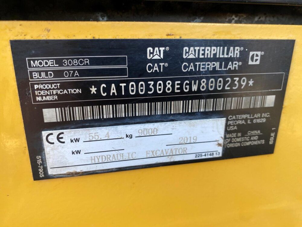 Caterpillar 308CR Midiexcavator Midi-bagger Lamers Machinery (10)