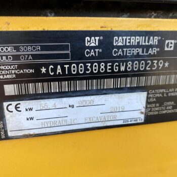 Caterpillar 308CR Midiexcavator Midi-bagger Lamers Machinery (10)