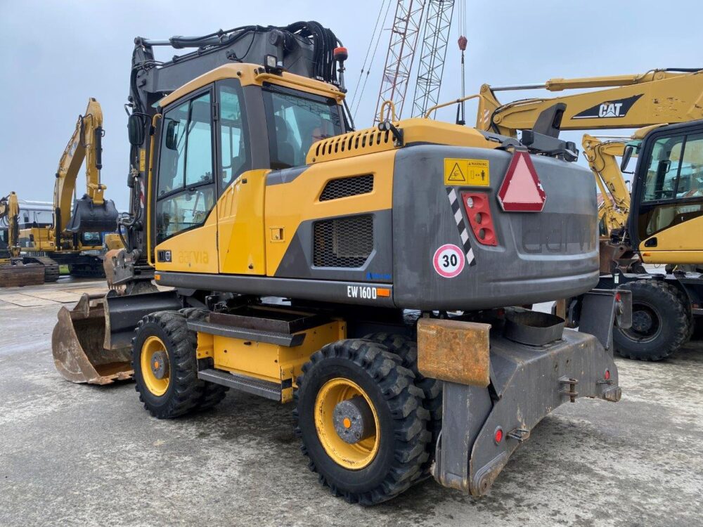 Volvo EW160D Mobiele Graafmachine Mobilbagger Wheeled Excavator Lamers Machinery (1)