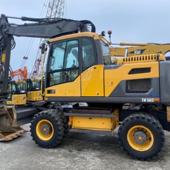 Volvo EW160D Mobiele Graafmachine Mobilbagger Wheeled Excavator Lamers Machinery (14)