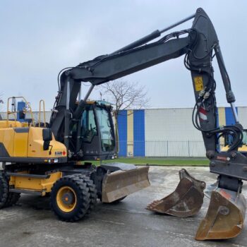 Volvo EW160D Mobiele Graafmachine Mobilbagger Wheeled Excavator Lamers Machinery (17)