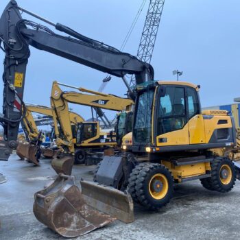 Volvo EW160D Mobiele Graafmachine Mobilbagger Wheeled Excavator Lamers Machinery (33)