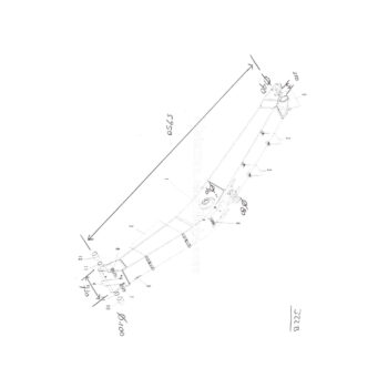 Caterpillar 322 B boom OEM 1372894