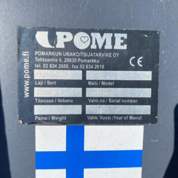 Slotenbak 200cm POME s-systeem S45/OQ45