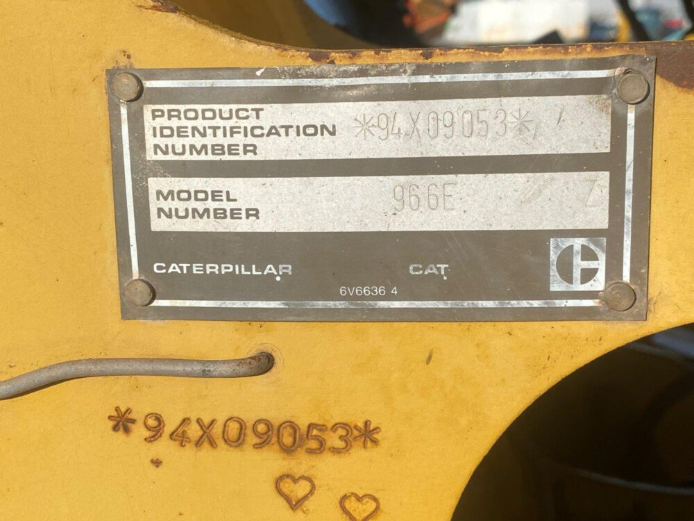 Caterpillar 966 E wiellader