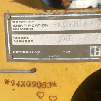 Caterpillar 966 E wiellader