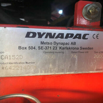 Dynapac CA152D wals