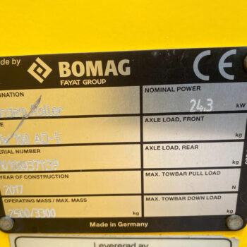 Bomag BW 100 AD-5 wals