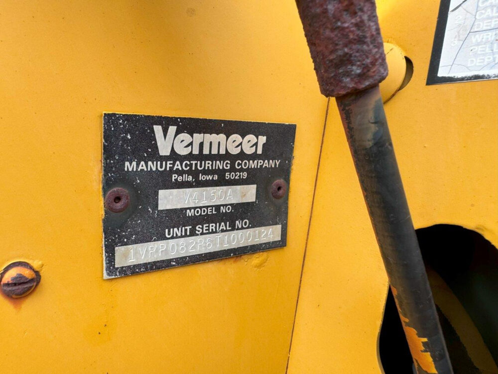 Vermeer V4150A sleuvengraver