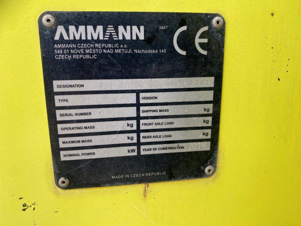 Ammann ARX26K combiwals