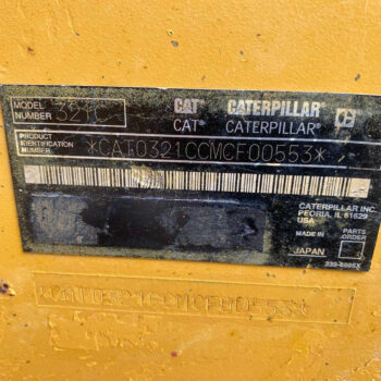 Caterpillar 321C LCR Rupsgraafmachine