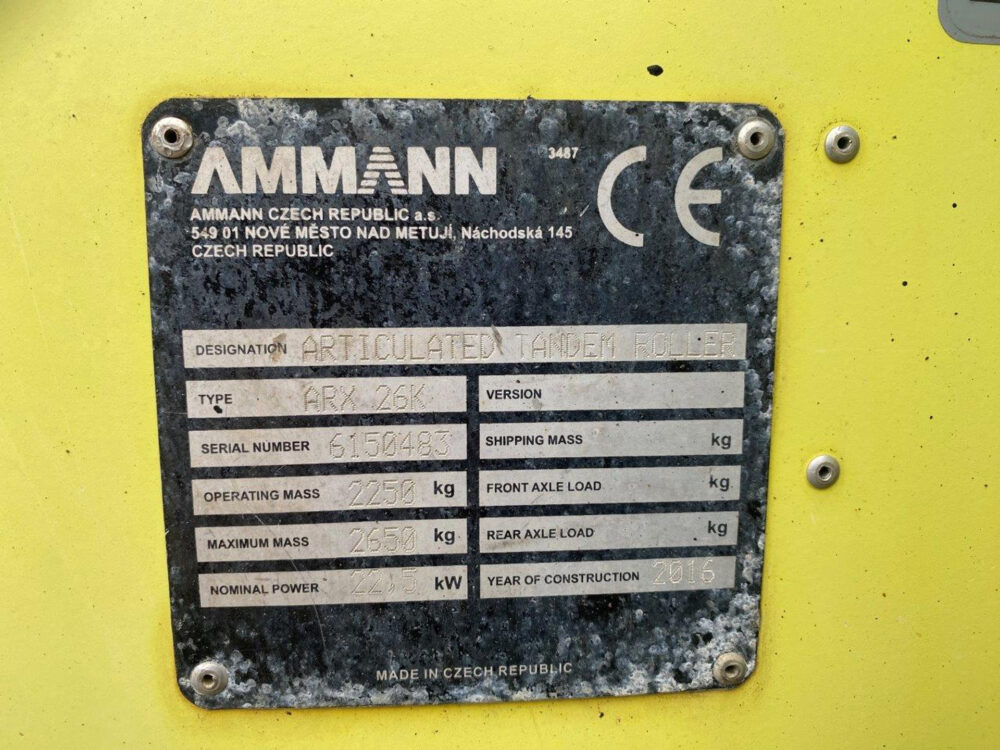 Ammann ARX26K combiwals