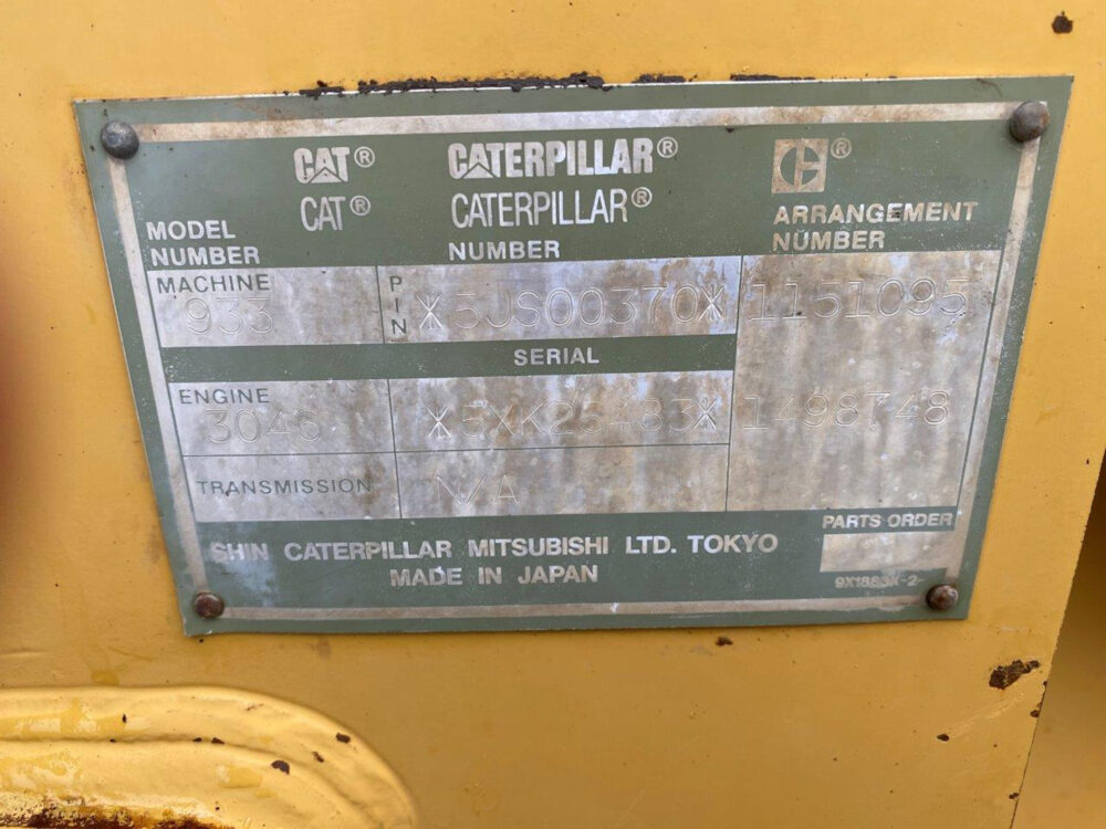 Caterpillar 933C LGP Rupslader