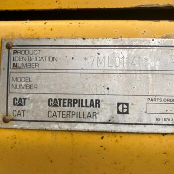 Caterpillar M315 mobiele graafmachine