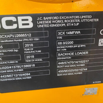 JCB 3CX sitemaster + 3 bakken + hamer