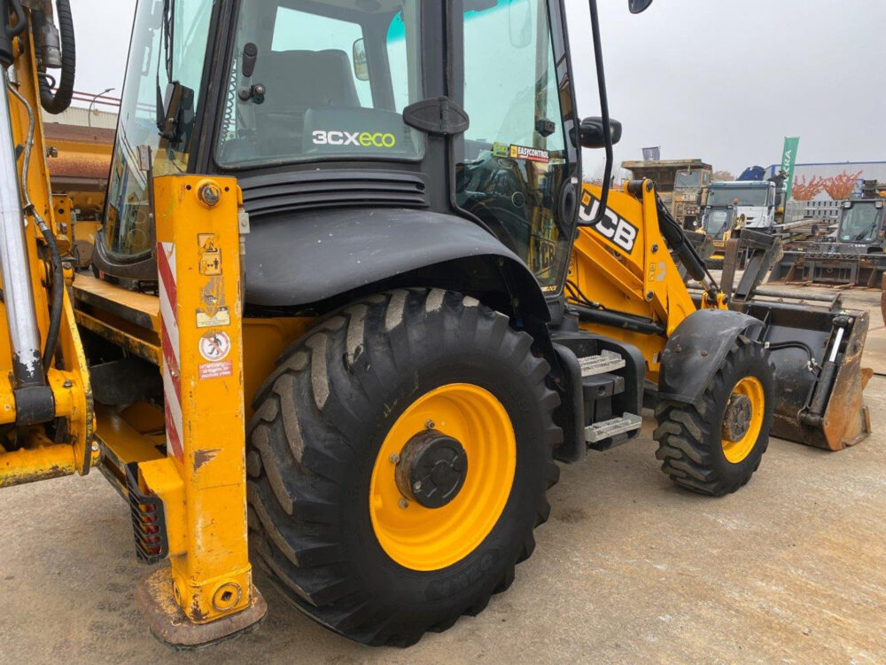 JCB 3CX sitemaster + 3 bakken + hamer