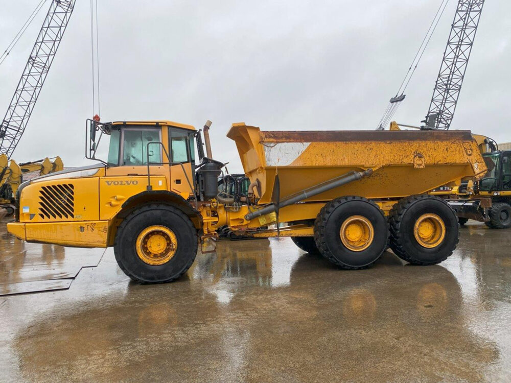 Volvo A25E 6×6 knikdumper