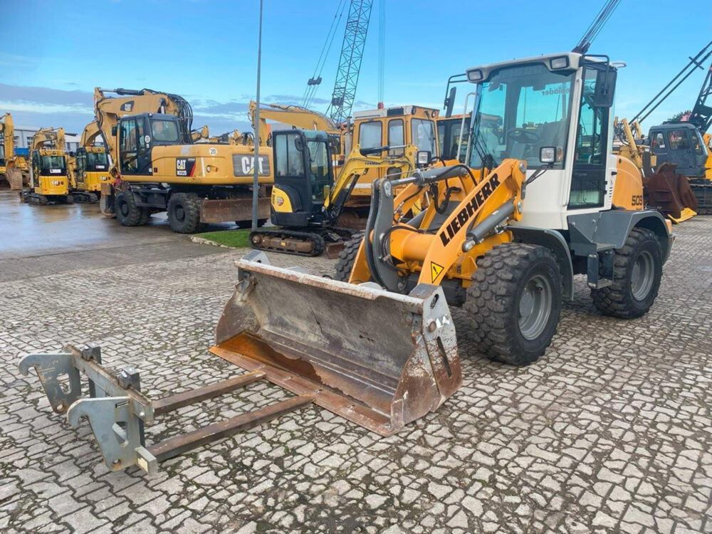 Liebherr L509 speeder stereo wiellader