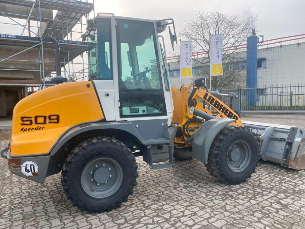 Liebherr L509 speeder stereo wiellader