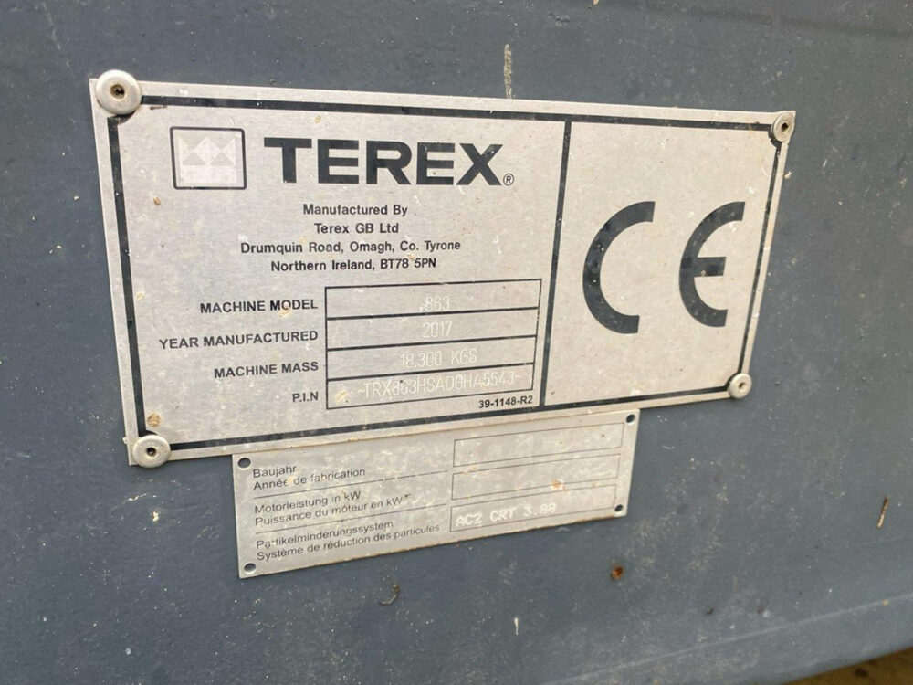 Terex Finlay 863 tracked screen like NEW