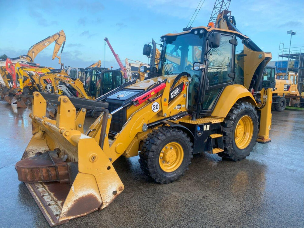 Caterpillar 428F2 backhoe NEW CONDITION