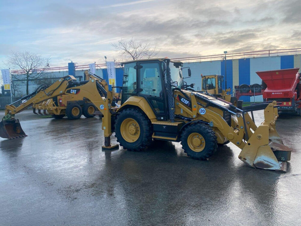 Caterpillar 428F2 backhoe NEW CONDITION