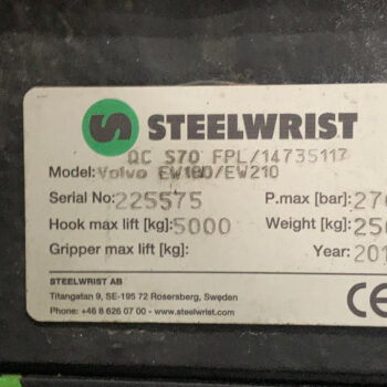 Steelwrist QC S70 Snelwissel