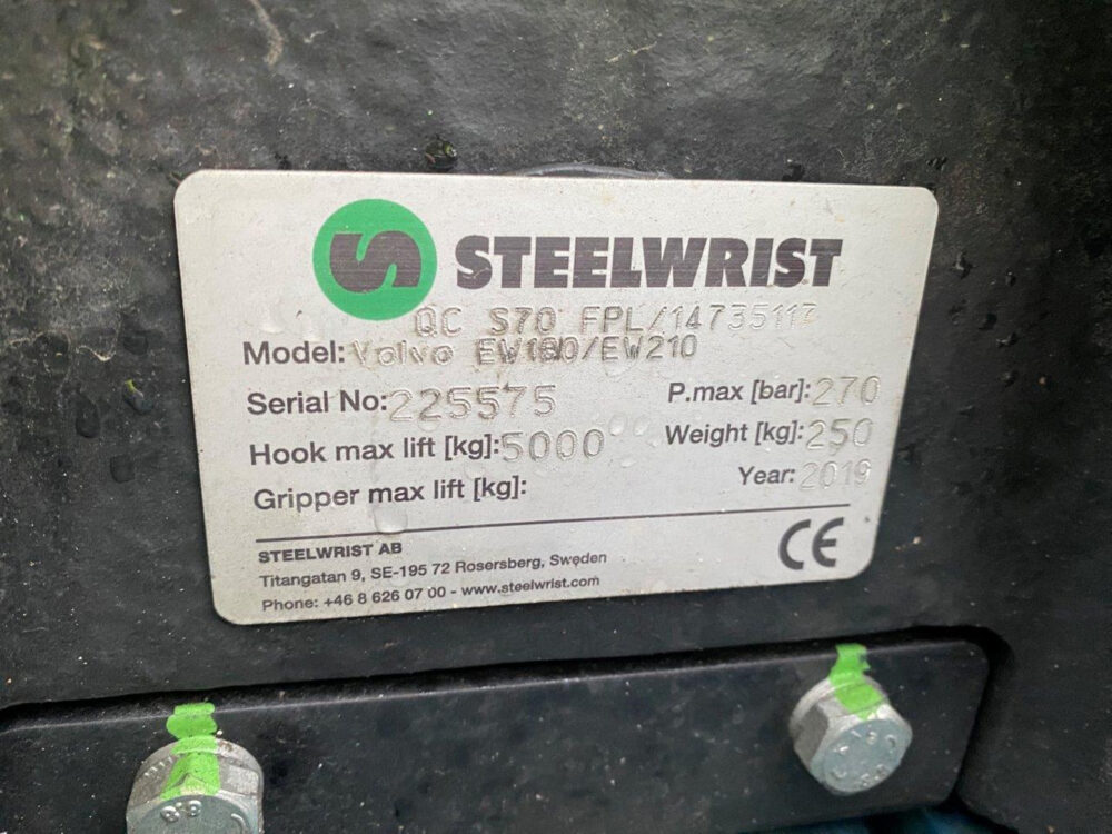 Steelwrist QC S70 Snelwissel