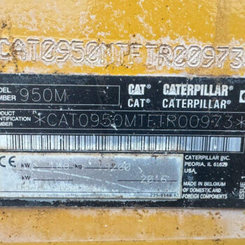 Caterpillar 950 M wiellader