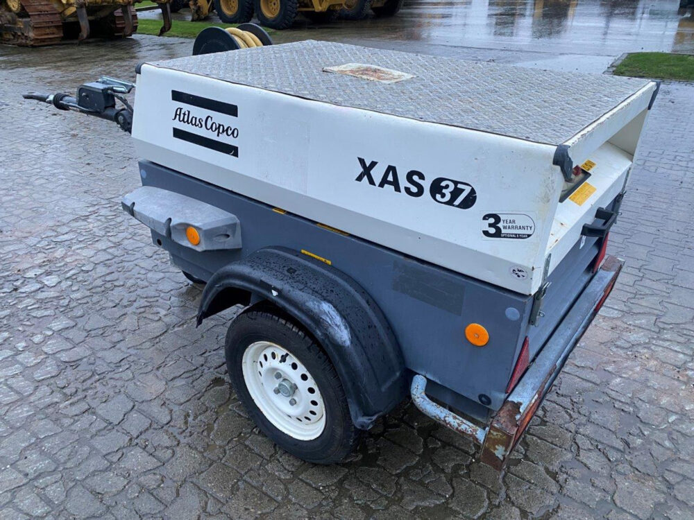 Atlas Copco XAS 37 kd mobiele compressor