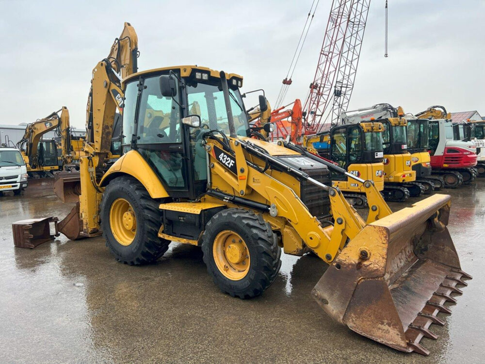 Caterpillar 432F graaflaad combinatie