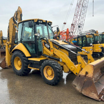 Caterpillar 432F graaflaad combinatie