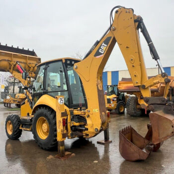 Caterpillar 432F graaflaad combinatie