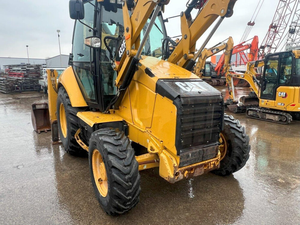 Caterpillar 432F graaflaad combinatie