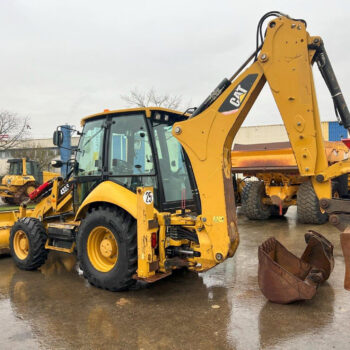 Caterpillar 432F graaflaad combinatie