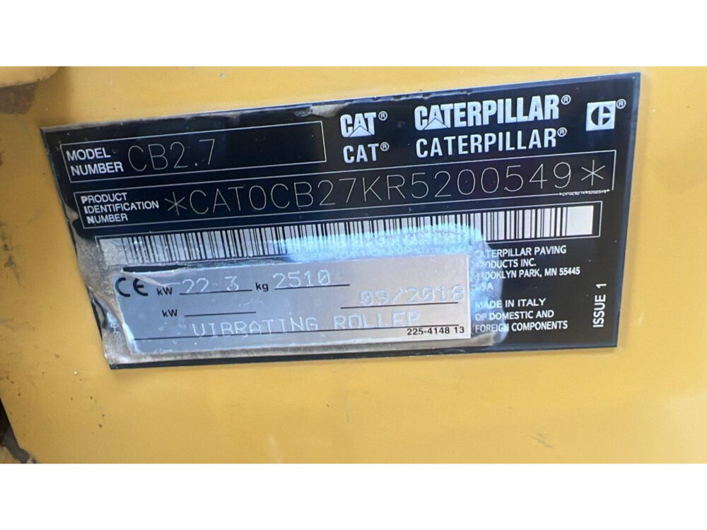 Caterpillar CB2.7 wals