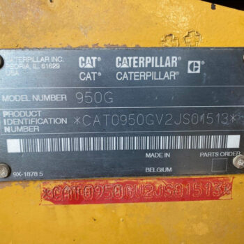 Caterpillar 950G wiellader