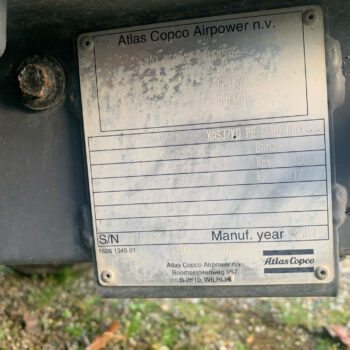 Atlas Copco XAS 37 kd mobiele compressor