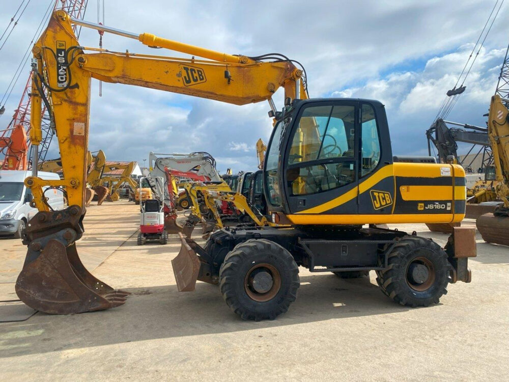 JCB JS160E mobiele graafmachine