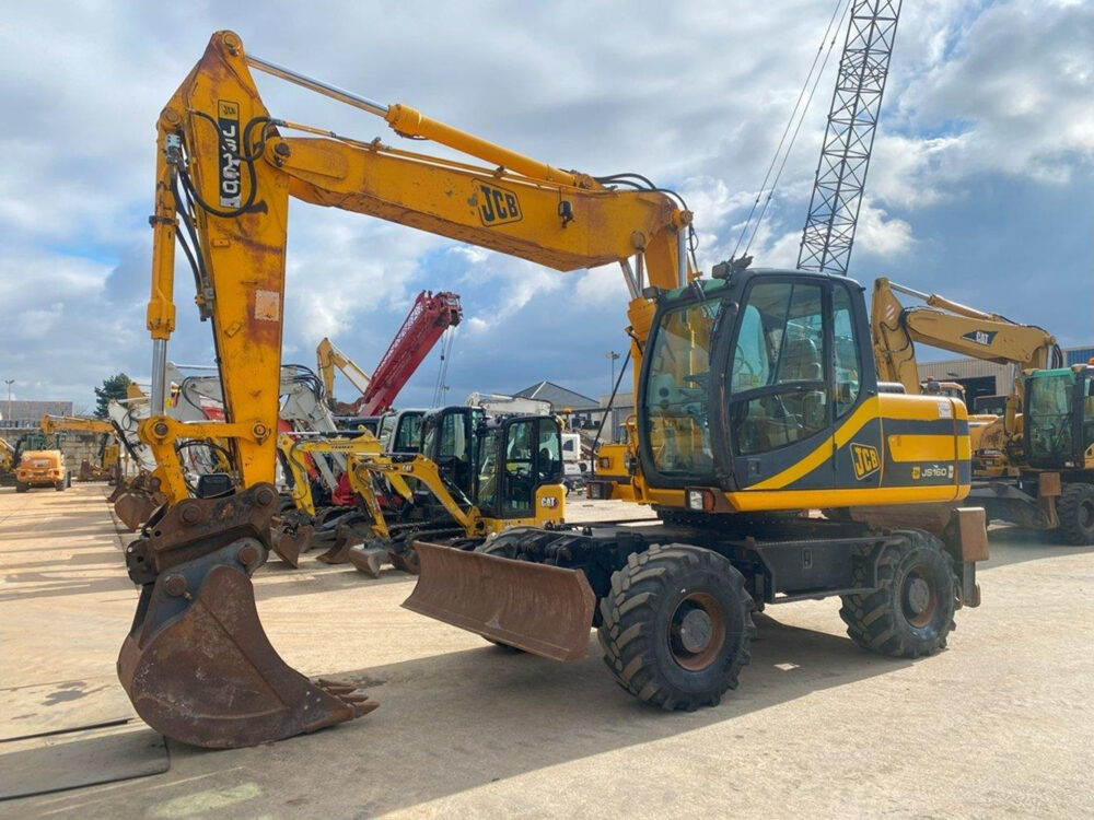 JCB JS160E mobiele graafmachine