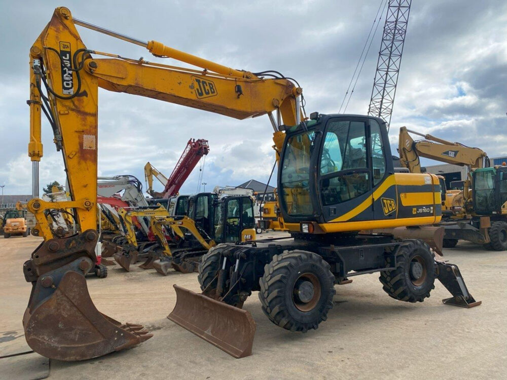 JCB JS160E mobiele graafmachine